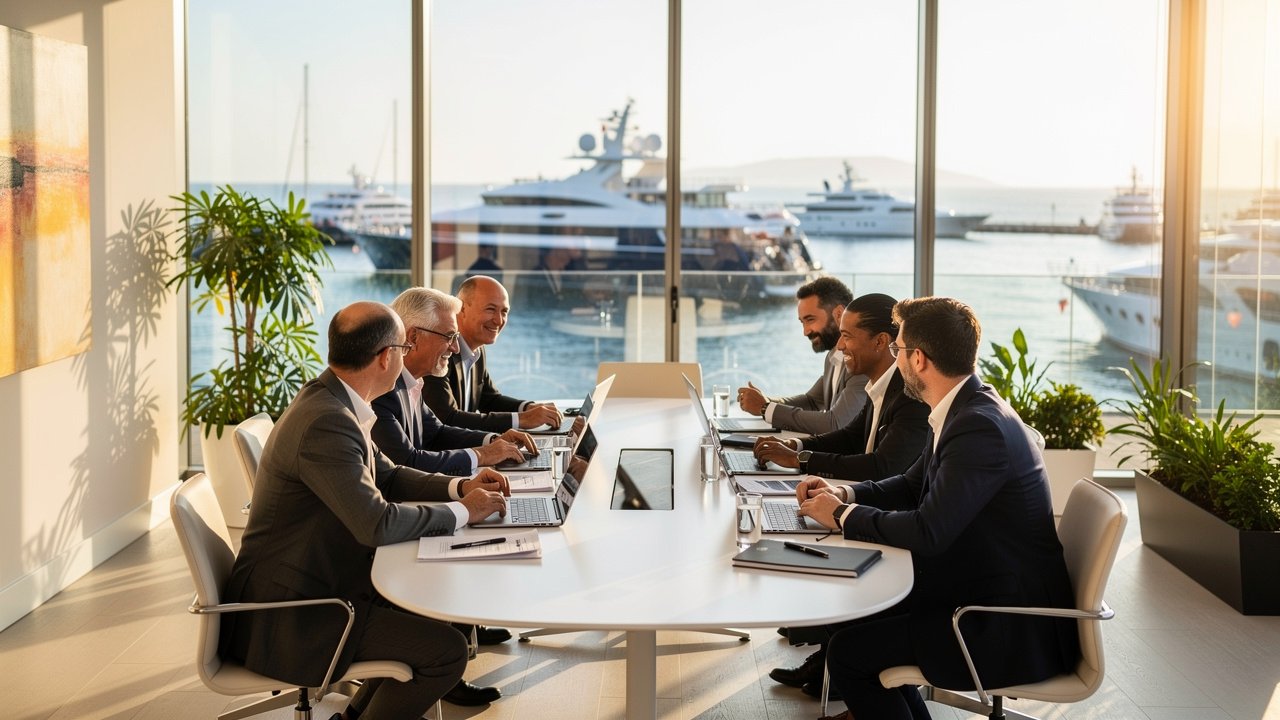Investors and founders meeting in Monaco Business Angels network