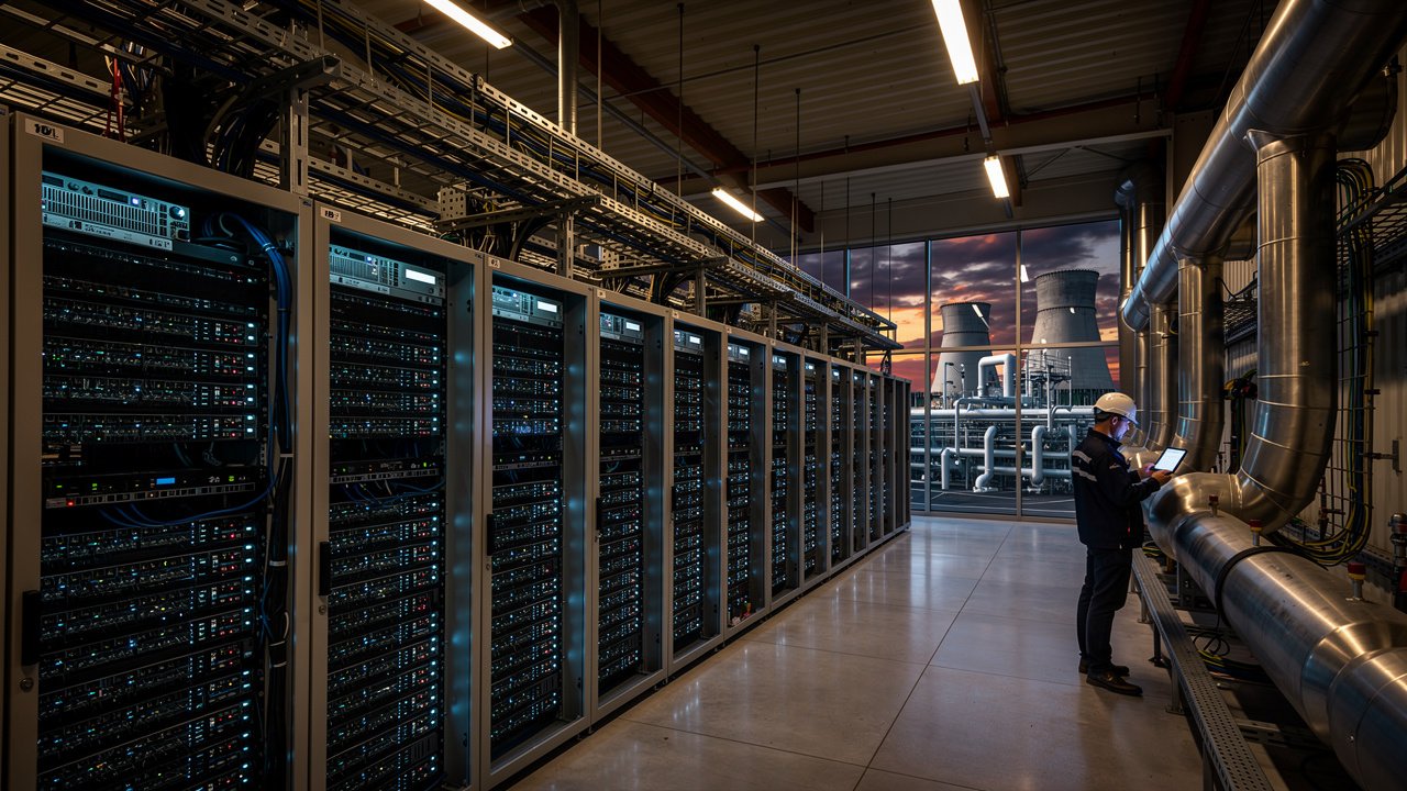 Data center representing AI infrastructure investment growth